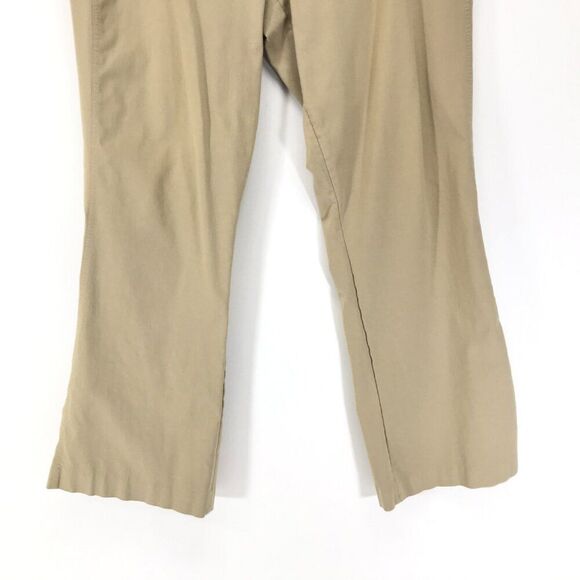 Lane Bryant Boot Cut Dress Pants Women's Plus Size 20 Regular Tan Stretch Career - Picture 2 of 10